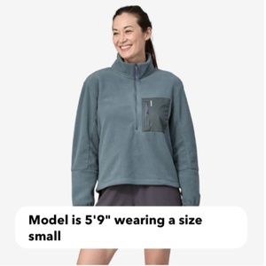 COPY - NWT women's  Patagonia Microdini Half-Zip Fleece Pullover sz XS  Nouveau…